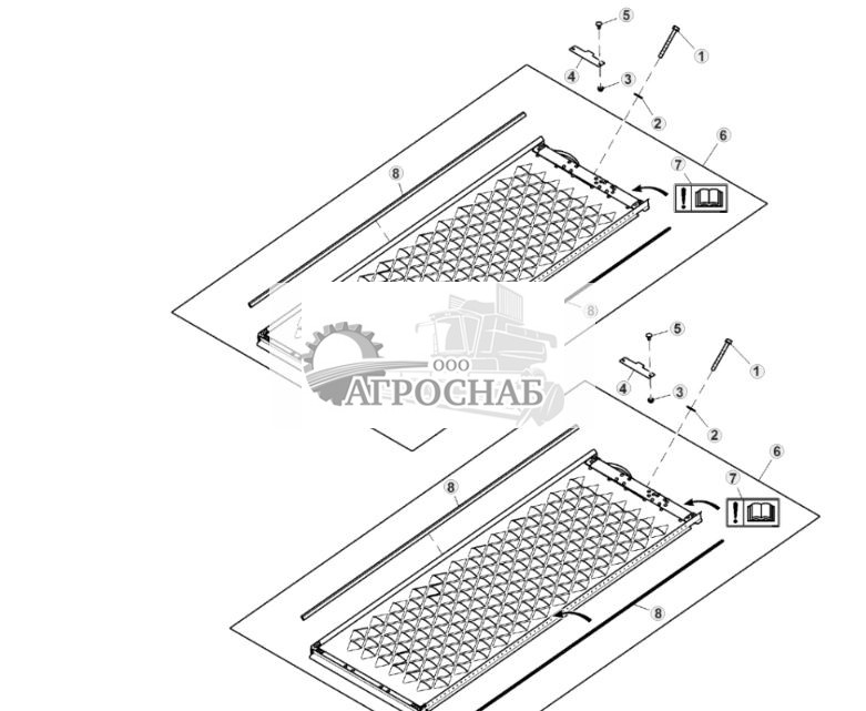 Элемент верхнего решета для смеси сердцевин кукурузных початков, электрически регулируемый - ST828729 715.jpg